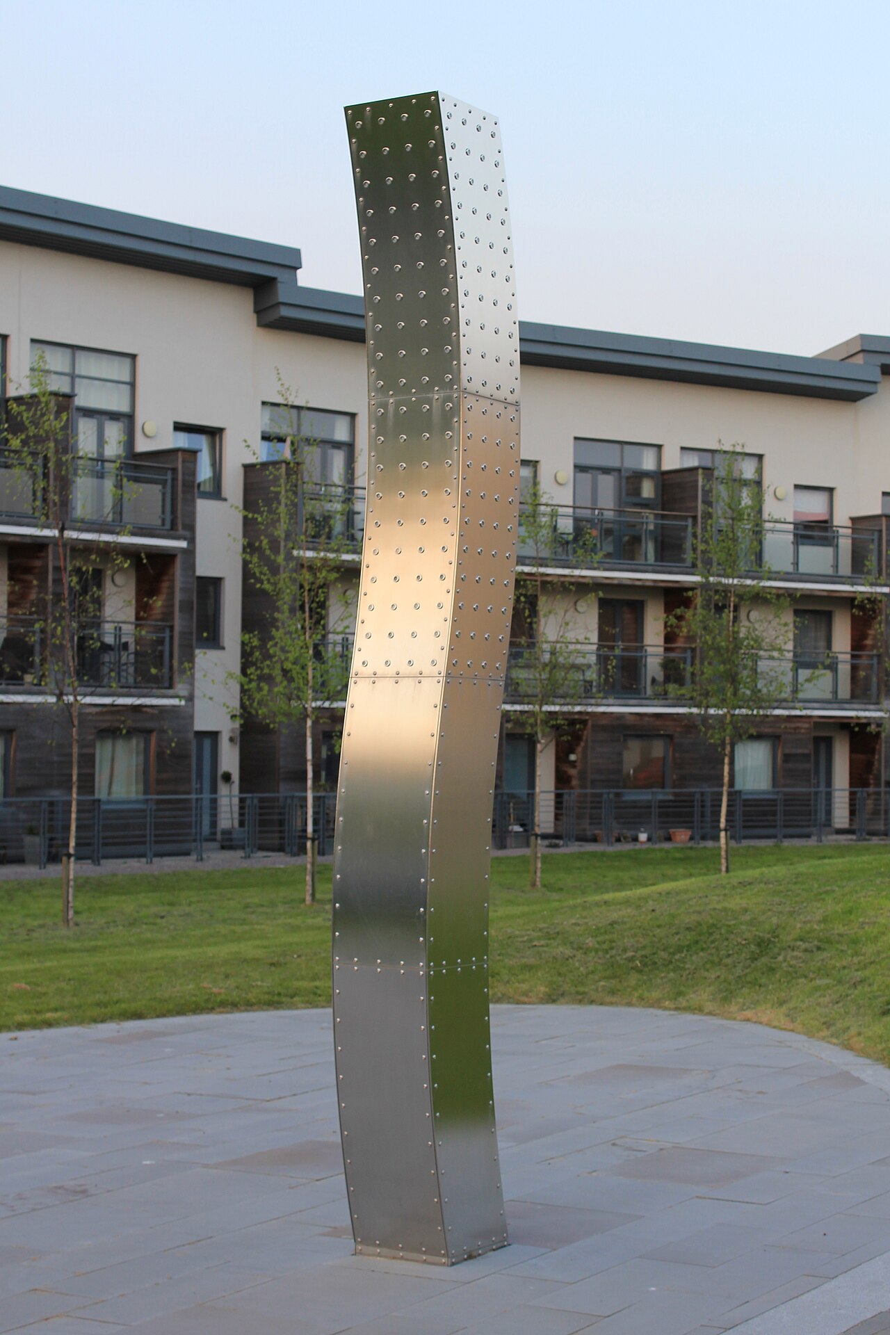 Abstract Stainless Steel Wave